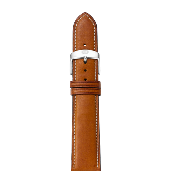 Michele 16mm Saddle Calfskin Watch Strap