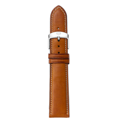 Michele 18mm Saddle Calfskin Watch Strap