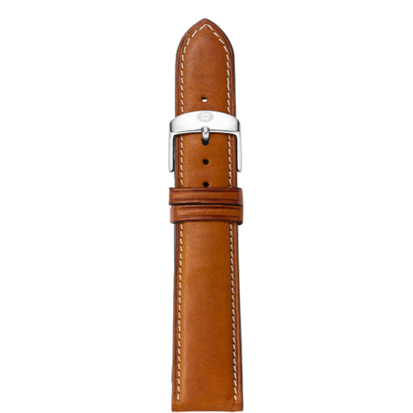 Michele 18mm Saddle Calfskin Watch Strap