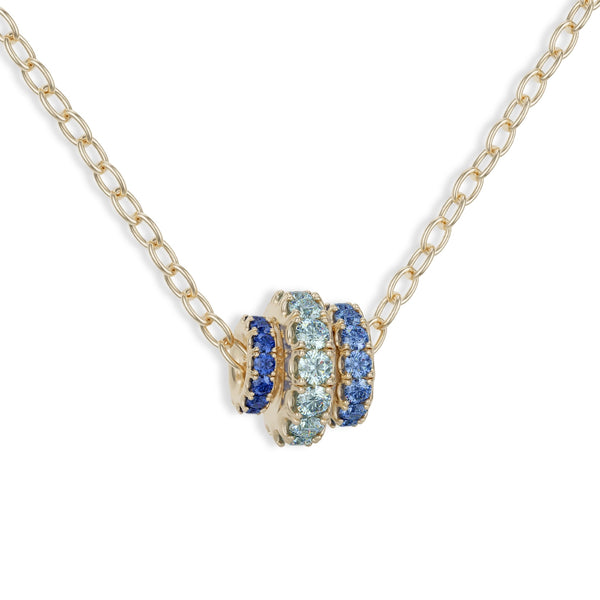 Spinelli Kilcollin Vesta YG Bleu Necklace in 18K Yellow Gold
