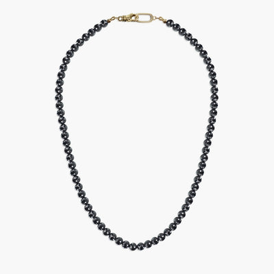 120 Carat Black Diamond 5mm Beaded Necklace - Private Label product