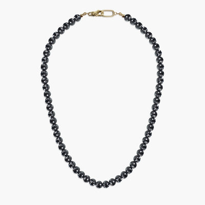 170 Carat Black Diamond 6mm Beaded Necklace - Private Label product