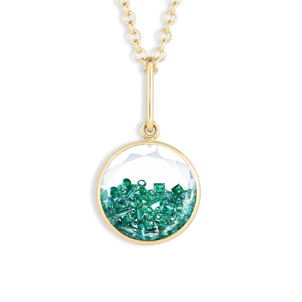 Moritz Glik Core 12 Emerald Shaker Necklace