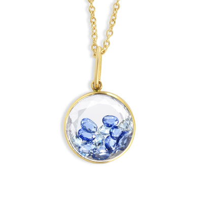 Moritz Glik Core 15 Diamond and Sapphire Shaker Necklace - Moritz Glik product
