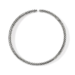 John Hardy Dot Silver Collar Necklace