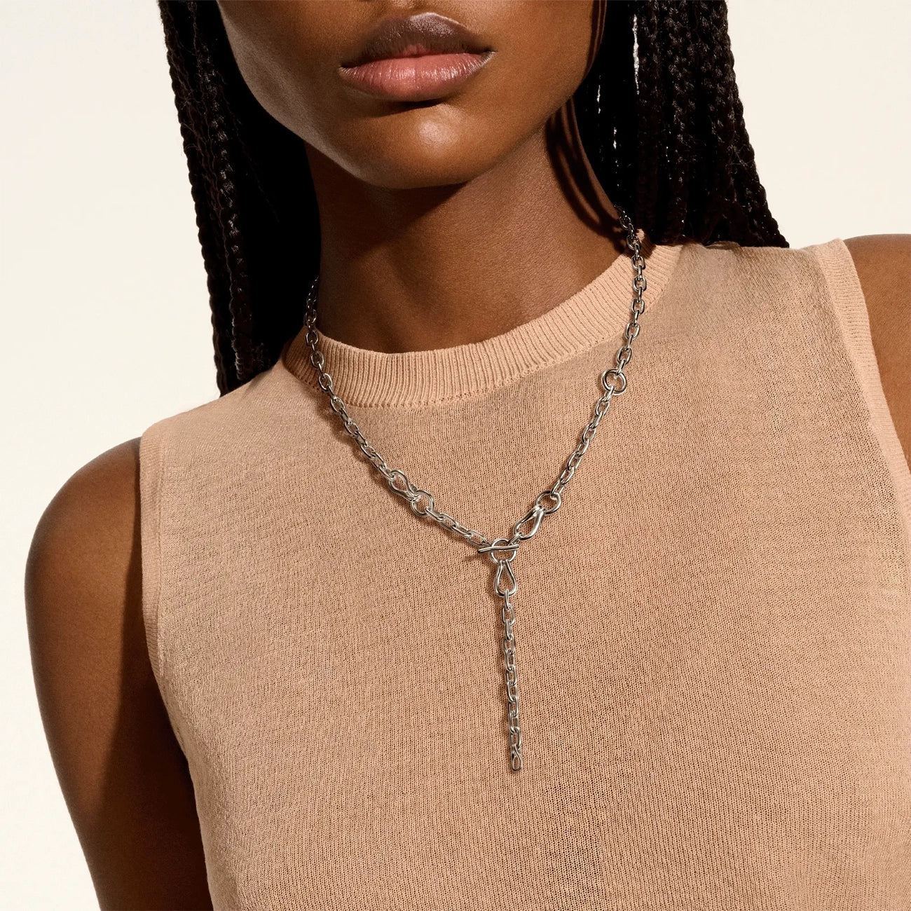 John Hardy Surf Sterling Silver Link Y-Necklace