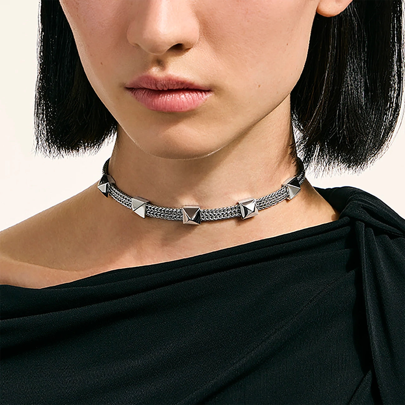 John Hardy Icon Stud Choker Necklace