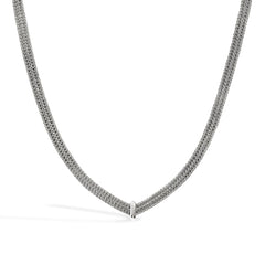 John Hardy Icon Link Silver Flat Necklace