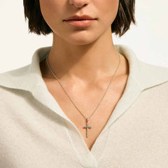 John Hardy Essential Silver Cross Necklace