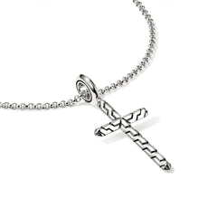 John Hardy Essential Silver Cross Necklace