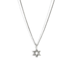 John Hardy Essential Silver Star of David Necklace