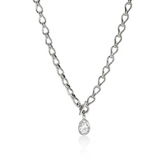 John Hardy Lovestruck 2.50ctw Lab Diamond Surf Necklace
