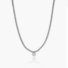 John Hardy Lovestruck Heishi Diamond Necklace