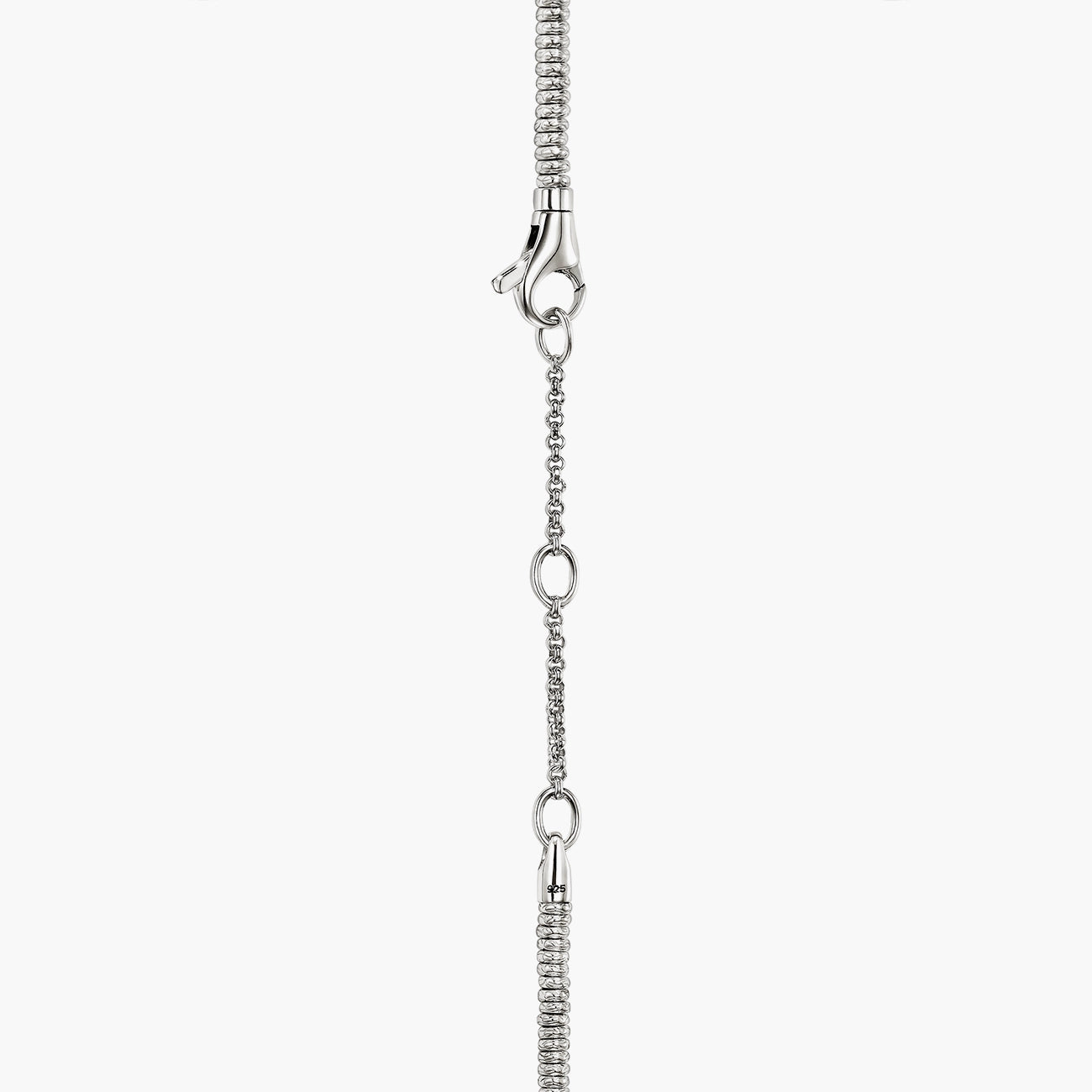 John Hardy Lovestruck Heishi Three Station Diamond Necklace