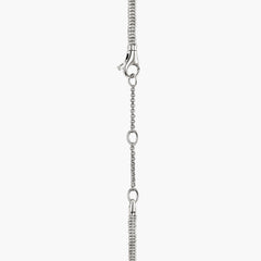 John Hardy Lovestruck Heishi Five Station Diamond Necklace