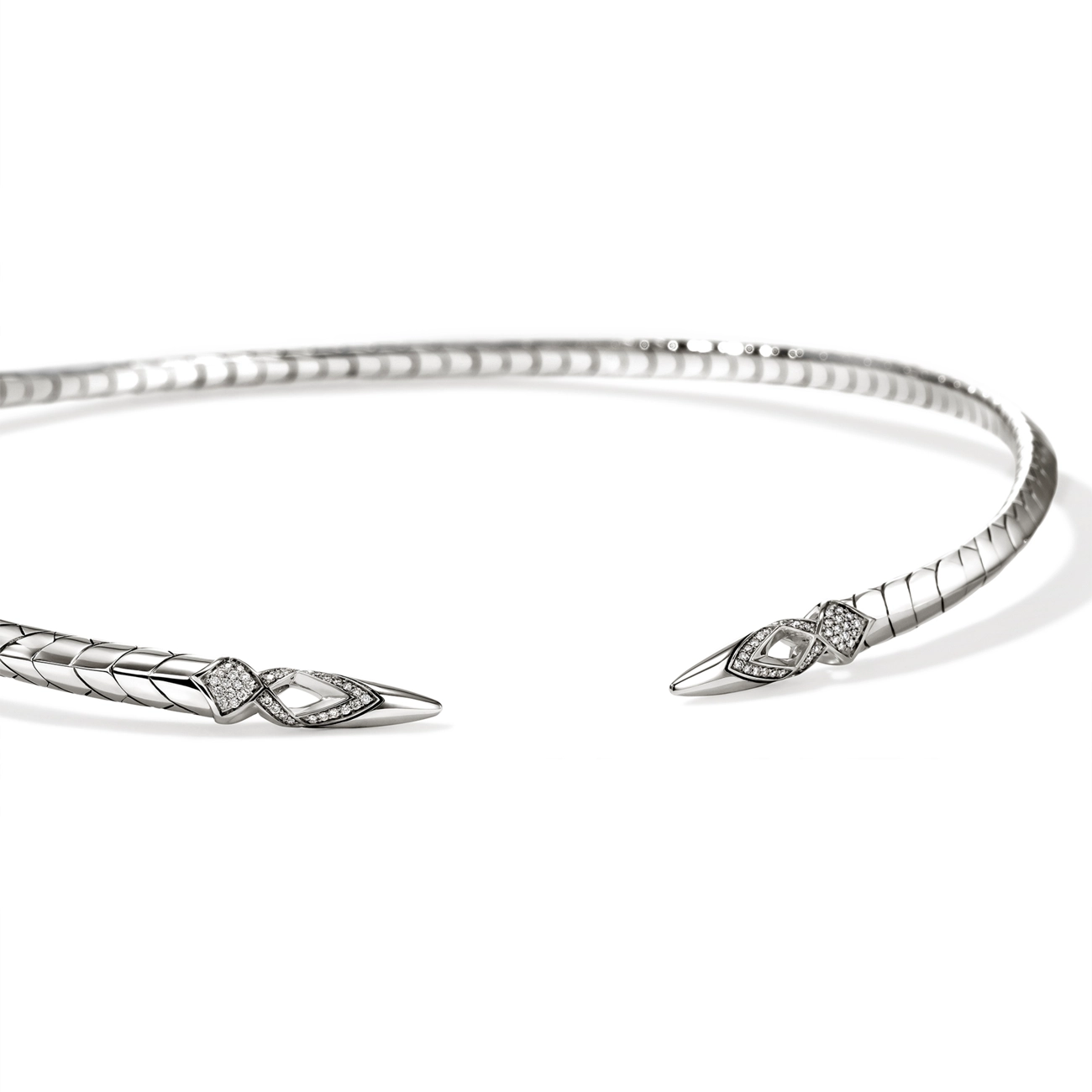 John Hardy Naga Diamond Pavé Collar