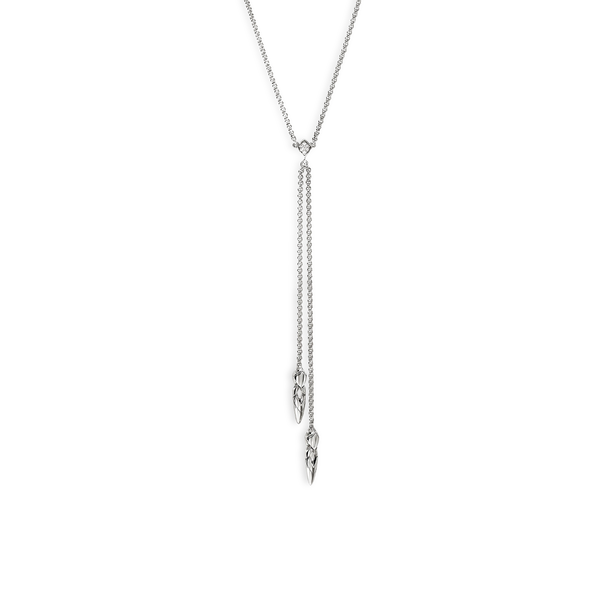 John Hardy Naga Diamond Pavé Lariat Necklace