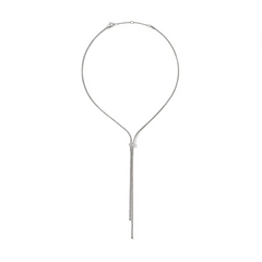 John Hardy Icon Stud Diamond Pavé Lariat Necklace