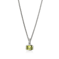 John Hardy Heishi Gem Peridot Pendant Necklace