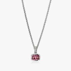 John Hardy Heishi Gem Rhodolite Pendant Necklace
