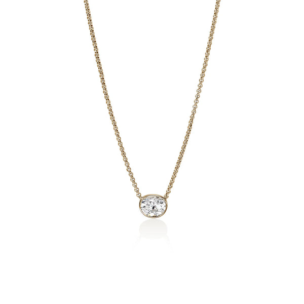 John Hardy Silver Lovestruck 1.25ctw Lab Grown Diamond Necklace