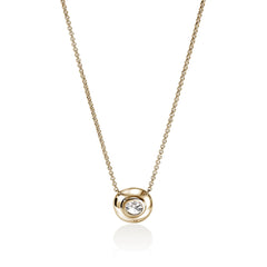 John Hardy Gold Lovestruck 4 Carat Lab Grown Diamond Necklace