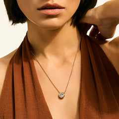 John Hardy Gold Lovestruck 4 Carat Lab Grown Diamond Necklace