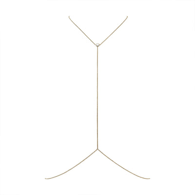 John Hardy Gold Lovestruck Lab Grown Diamond Body Chain - J.R.DUNN product