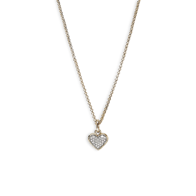 John Hardy Essentials Gold Diamond Heart Pendant Necklace - John Hardy product