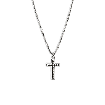 John Hardy Nailhead Silver Cross Pendant Necklace - John Hardy  product