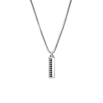 John Hardy Nailhead Silver Tag Pendant Necklace - John Hardy  product