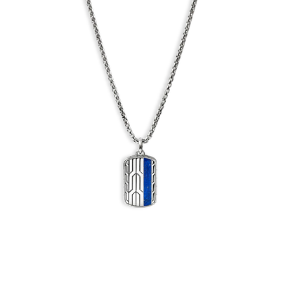 John Hardy Icon 50 Lapis Lazuli Tag Pendant Necklace - John Hardy product