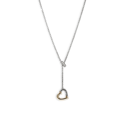 John Hardy Essential Silver Heart Lariat Necklace - John Hardy product