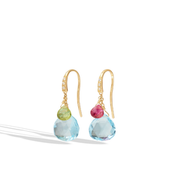 Marco Bicego Paradise Mixed Gemstone Drop Earrings