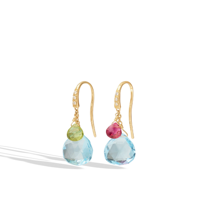 Marco Bicego Paradise Mixed Gemstone Drop Earrings - Marco Bicego  product