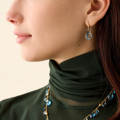 Marco Bicego Paradise Blue Topaz Drop Earrings