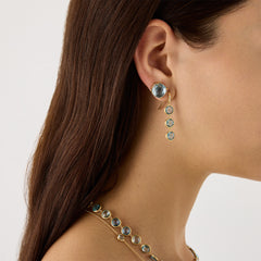 Marco Bicego Jaipur Color Blue Topaz Drop Earrings