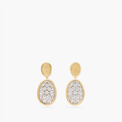 Marco Bicego Lunaria Diamond Pavé Drop Earrings