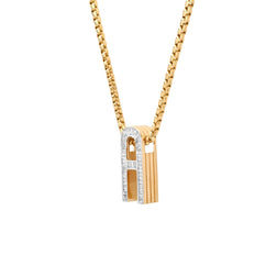 Helena Rose Grandsize Diamond Encrusted Initial Pendant