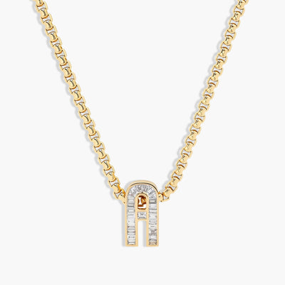 Helena Rose Slide-On Petite Diamond Encrusted Initial - Helena Rose product