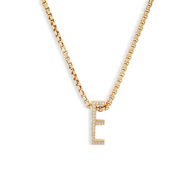 Helena Rose Slide-On Pavé Initial Pendant - J.R.DUNN product