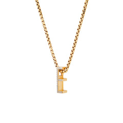 Helena Rose Slide-On Pavé Initial Pendant
