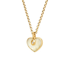 Helena Rose Mother of Pearl Love Heart Pendant