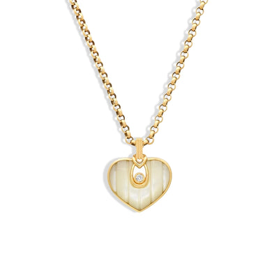 Helena Rose Mother of Pearl Love Heart Pendant - J.R.DUNN product