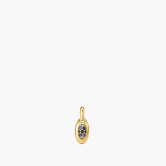 Helena Rose Current Drop Pendant in Blue Sapphire