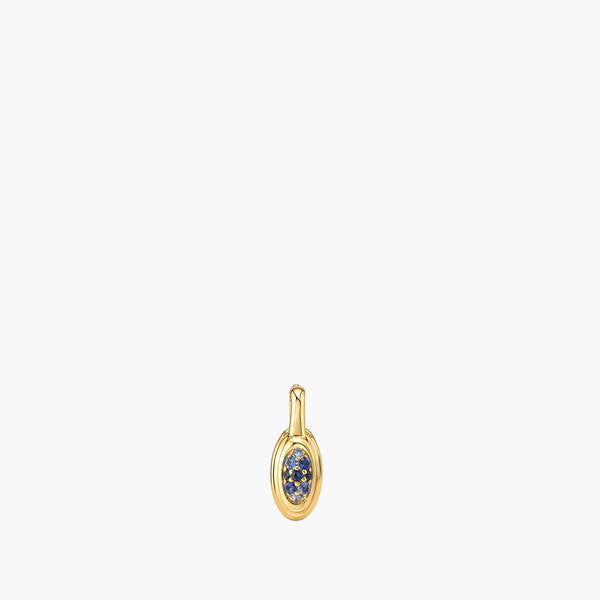 Helena Rose Current Drop Pendant in Blue Sapphire