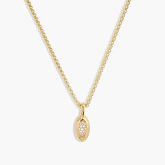 Helena Rose Diamond Pavé Current Drop Pendant Necklace