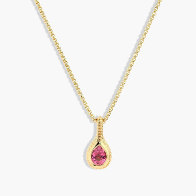 Helena Rose Ripple Pink Tourmaline Pendant - Helena Rose product