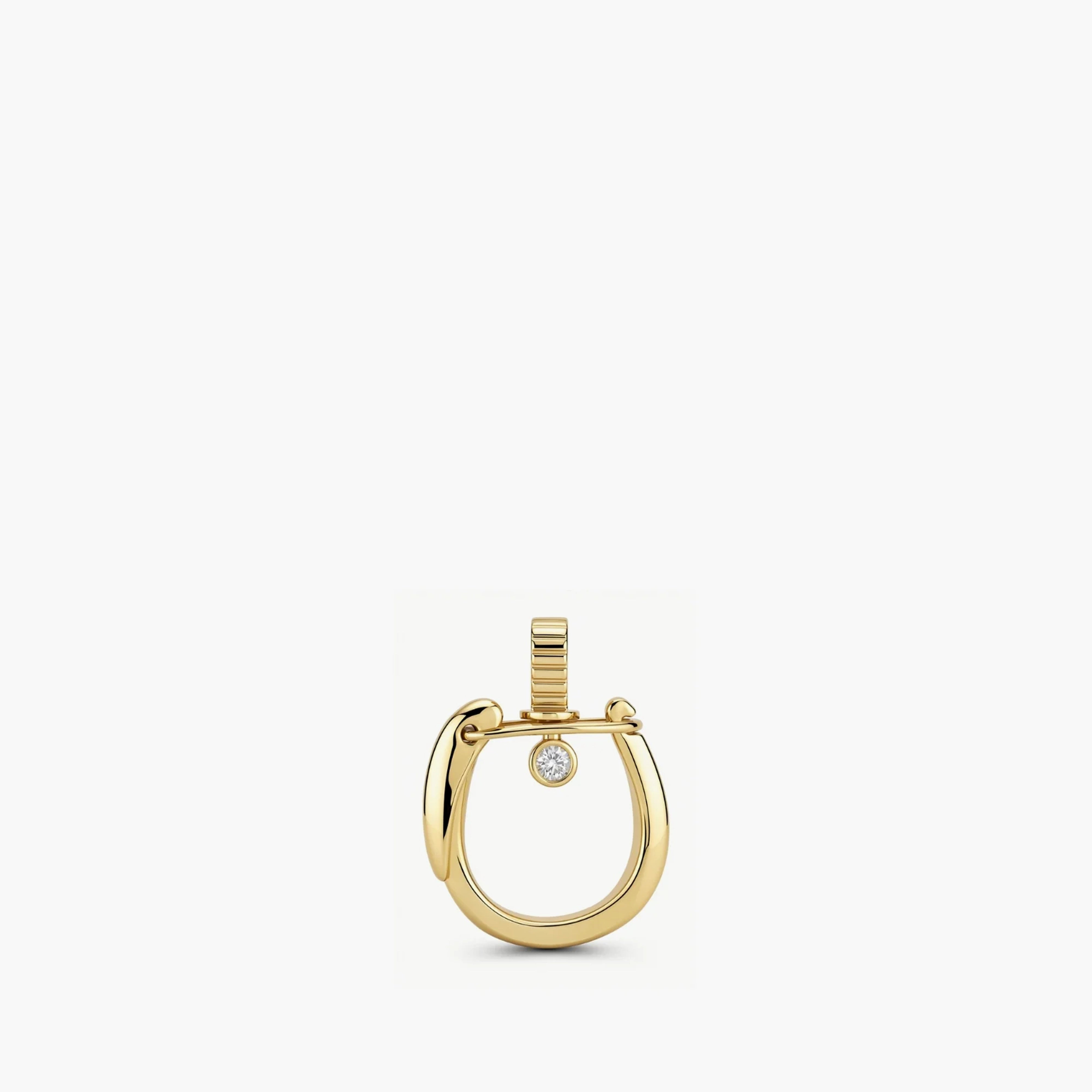 Helena Rose Hardware Diamond Solitaire Keychain