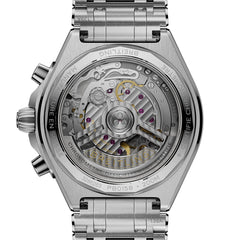 Breitling Chronomat B01 42 Steel and Platinum - Ice Blue Dial